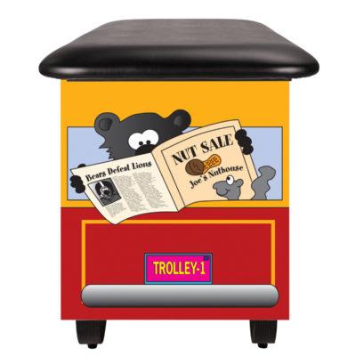 Wally's Trolley Pediatric Treatment Table by Clinton Industries - MedStockUSA.com