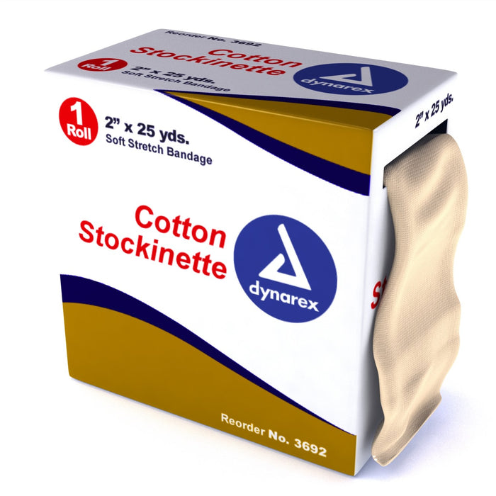 Cotton Stockinette - 2" x 25yds by Dynarex - MedStockUSA.com