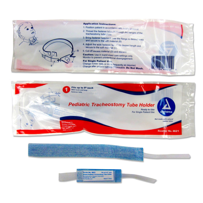 Tracheostomy Pediatric Tube Holder: (9" length) (10/Box) by Dynarex - MedStockUSA.com
