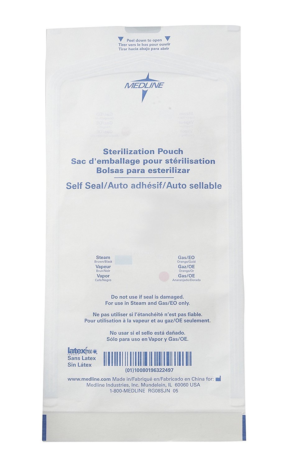 Self Seal Autoclave Sterilization Pouches (7.5" x 13") (200/bx