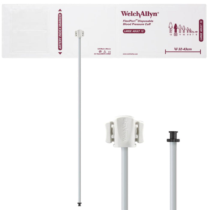 Welch Allyn Disposable Blood Pressure Cuff; Size 12 Large Adult (20/bx) by Welch Allyn - MedStockUSA.com